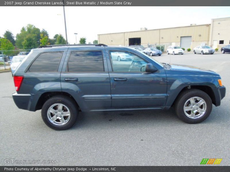Steel Blue Metallic / Medium Slate Gray 2007 Jeep Grand Cherokee Laredo