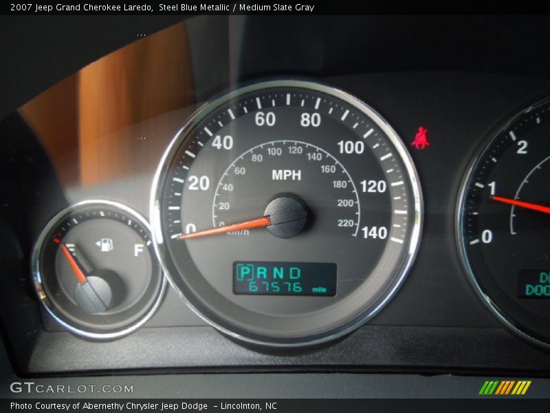 Steel Blue Metallic / Medium Slate Gray 2007 Jeep Grand Cherokee Laredo