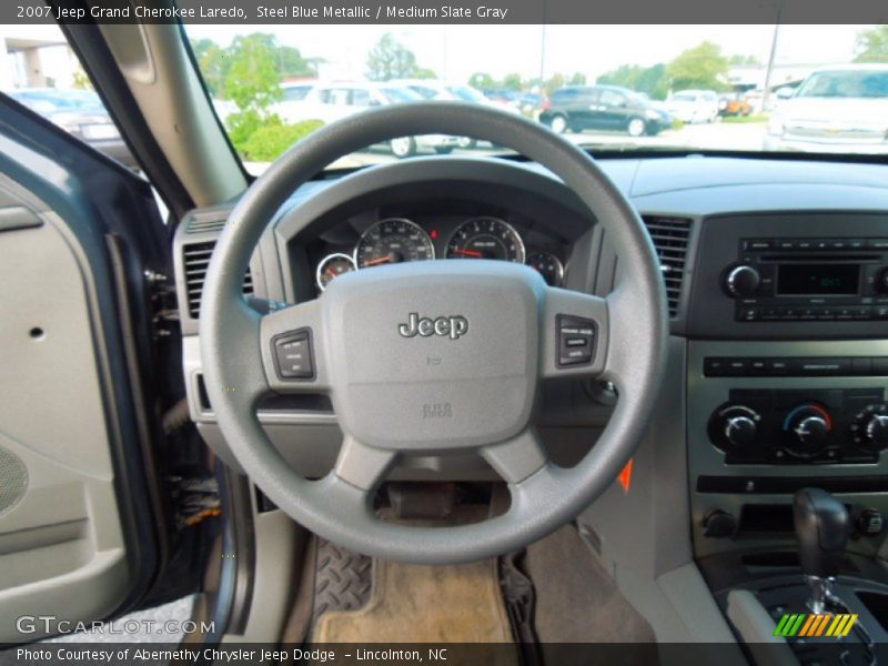 Steel Blue Metallic / Medium Slate Gray 2007 Jeep Grand Cherokee Laredo