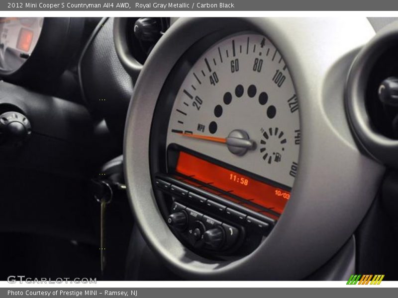 Royal Gray Metallic / Carbon Black 2012 Mini Cooper S Countryman All4 AWD