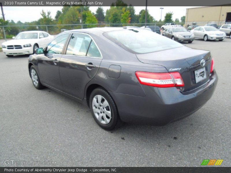 Magnetic Gray Metallic / Ash Gray 2010 Toyota Camry LE