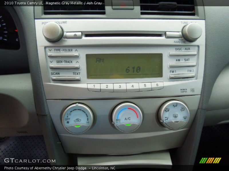 Magnetic Gray Metallic / Ash Gray 2010 Toyota Camry LE