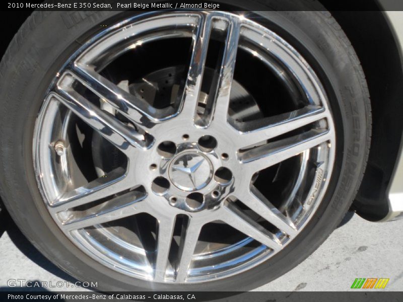 Pearl Beige Metallic / Almond Beige 2010 Mercedes-Benz E 350 Sedan