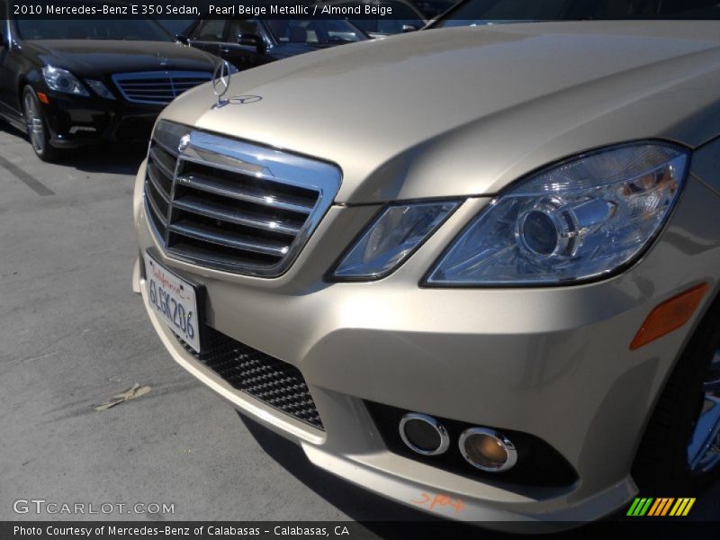 Pearl Beige Metallic / Almond Beige 2010 Mercedes-Benz E 350 Sedan