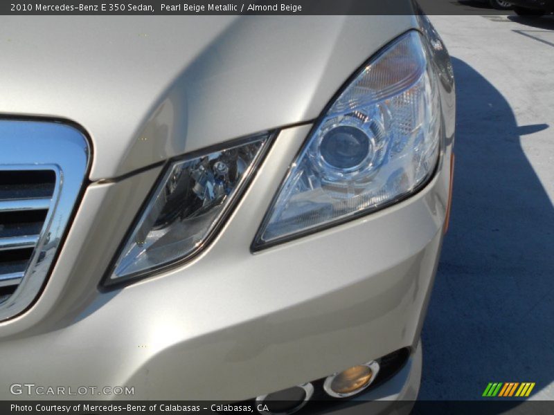 Pearl Beige Metallic / Almond Beige 2010 Mercedes-Benz E 350 Sedan