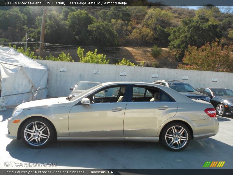 Pearl Beige Metallic / Almond Beige 2010 Mercedes-Benz E 350 Sedan