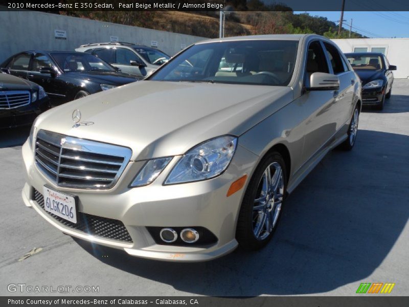 Pearl Beige Metallic / Almond Beige 2010 Mercedes-Benz E 350 Sedan
