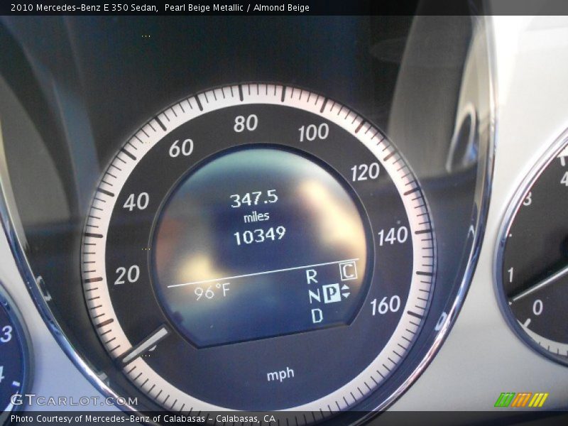 Pearl Beige Metallic / Almond Beige 2010 Mercedes-Benz E 350 Sedan