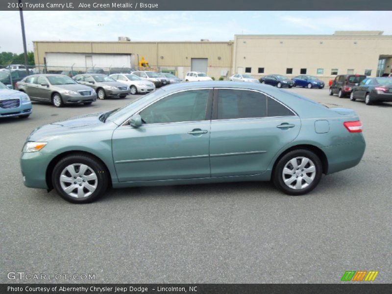 Aloe Green Metallic / Bisque 2010 Toyota Camry LE
