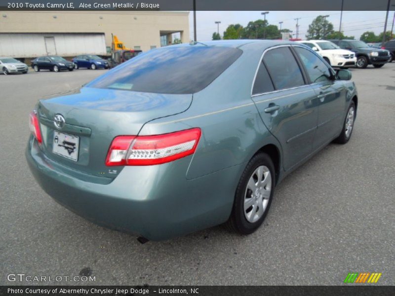 Aloe Green Metallic / Bisque 2010 Toyota Camry LE
