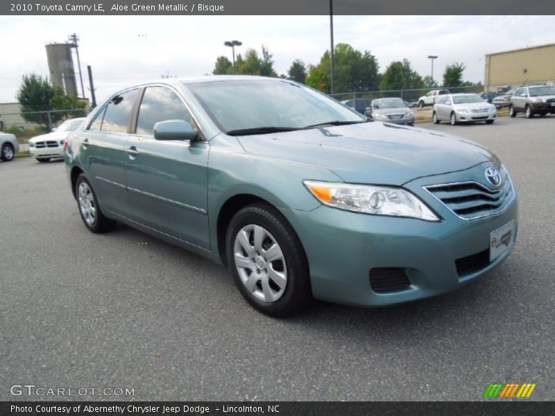 Aloe Green Metallic / Bisque 2010 Toyota Camry LE