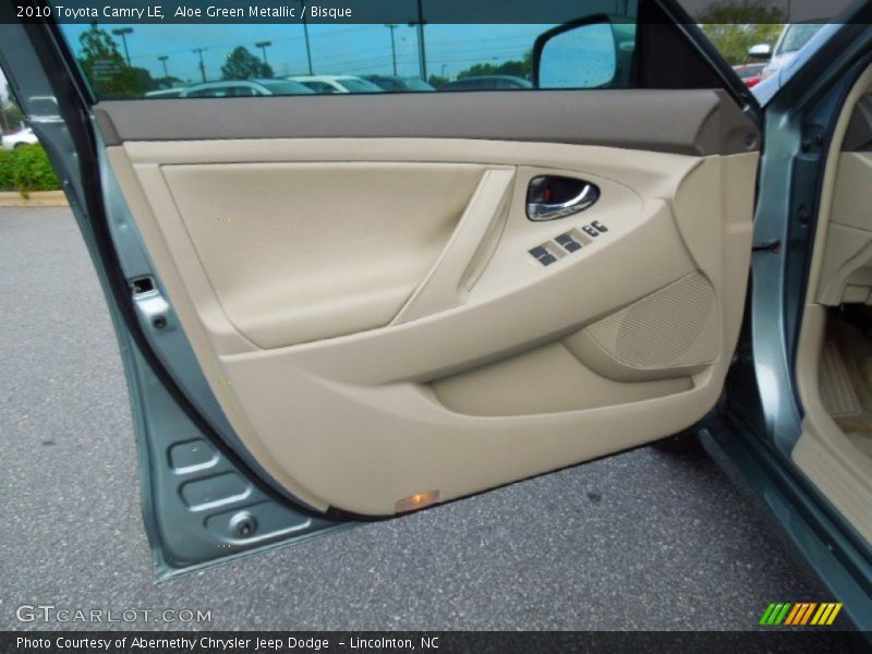 Aloe Green Metallic / Bisque 2010 Toyota Camry LE