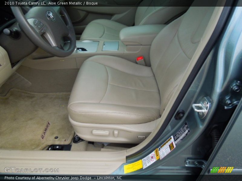 Aloe Green Metallic / Bisque 2010 Toyota Camry LE