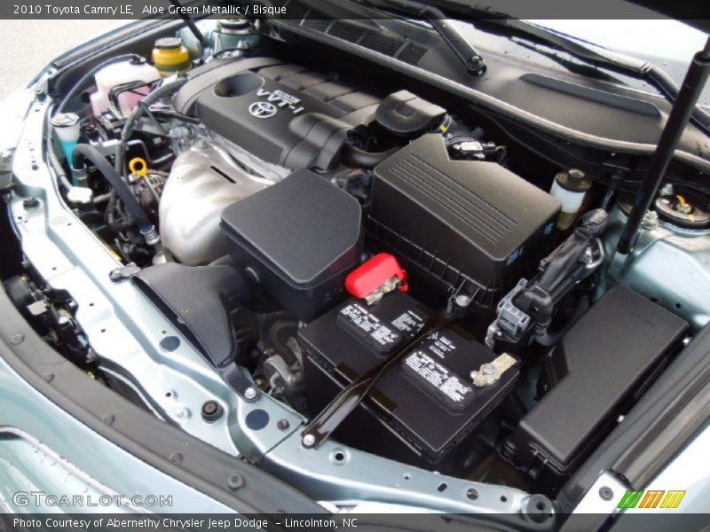 Aloe Green Metallic / Bisque 2010 Toyota Camry LE