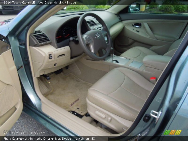 Aloe Green Metallic / Bisque 2010 Toyota Camry LE