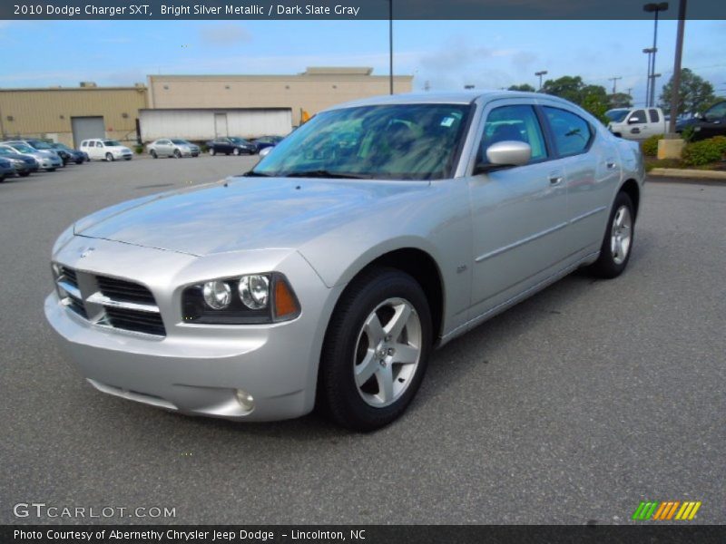 Bright Silver Metallic / Dark Slate Gray 2010 Dodge Charger SXT
