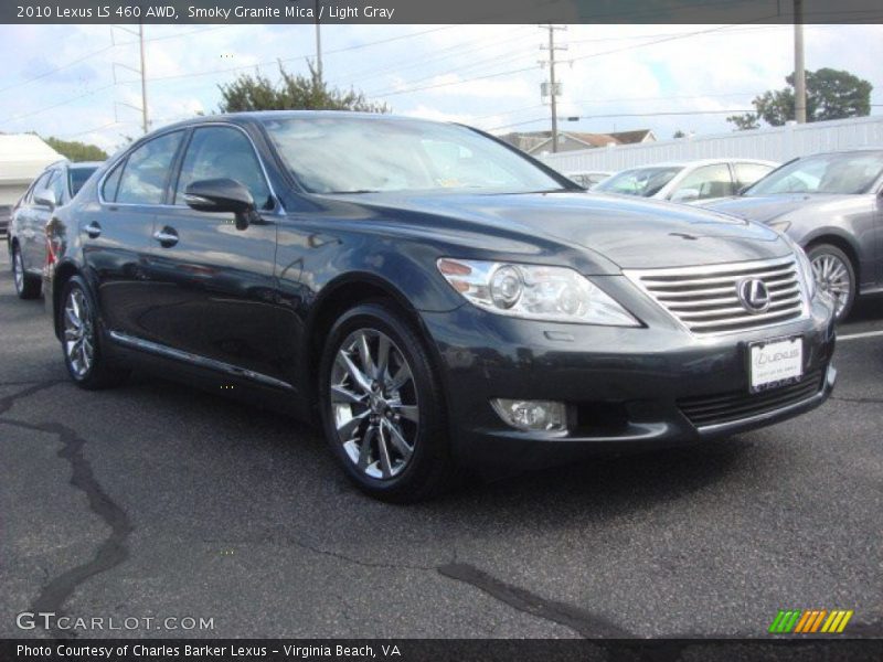 Smoky Granite Mica / Light Gray 2010 Lexus LS 460 AWD