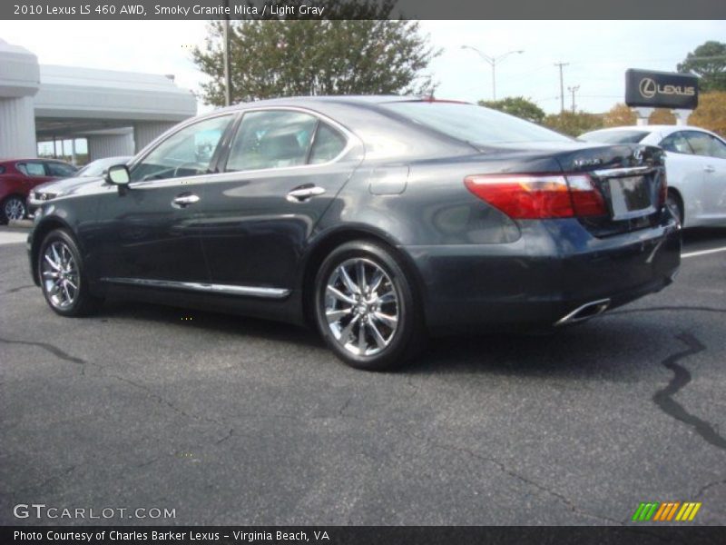 Smoky Granite Mica / Light Gray 2010 Lexus LS 460 AWD