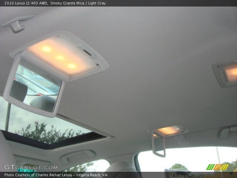 Smoky Granite Mica / Light Gray 2010 Lexus LS 460 AWD
