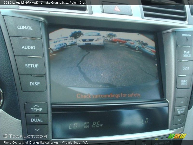 Smoky Granite Mica / Light Gray 2010 Lexus LS 460 AWD