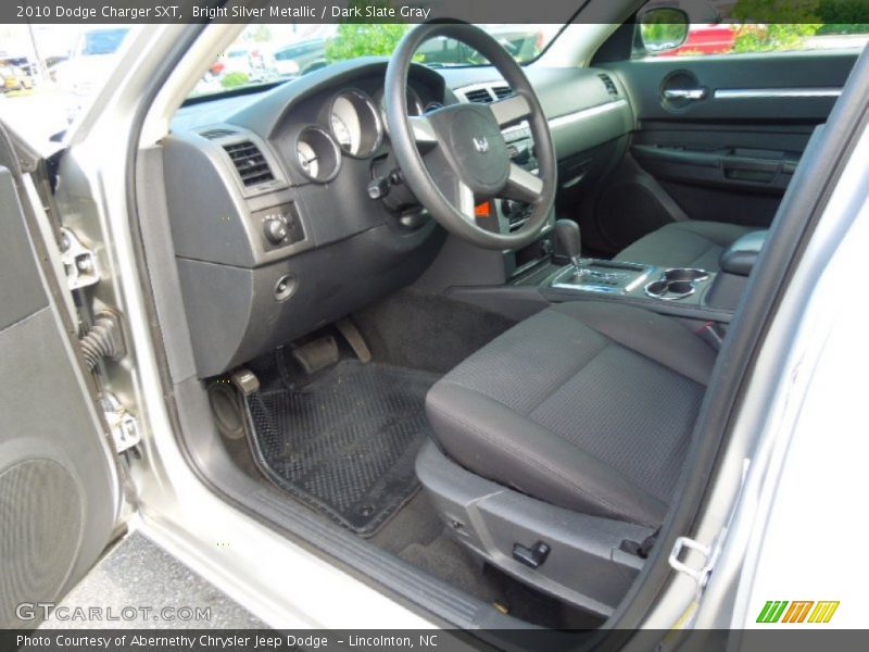 Bright Silver Metallic / Dark Slate Gray 2010 Dodge Charger SXT