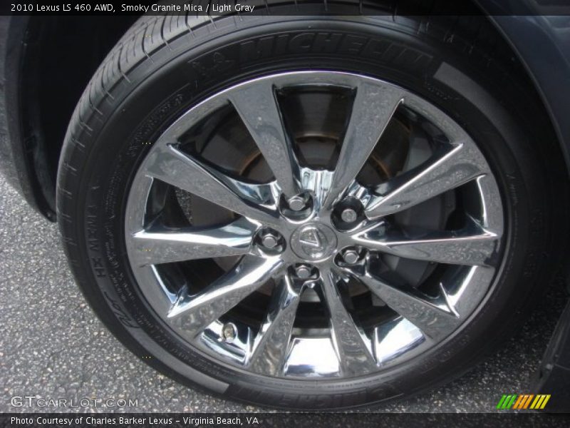 Smoky Granite Mica / Light Gray 2010 Lexus LS 460 AWD