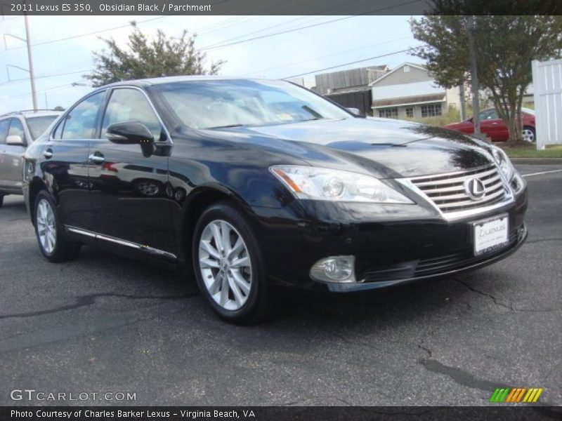 Obsidian Black / Parchment 2011 Lexus ES 350