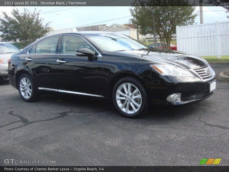 Obsidian Black / Parchment 2011 Lexus ES 350