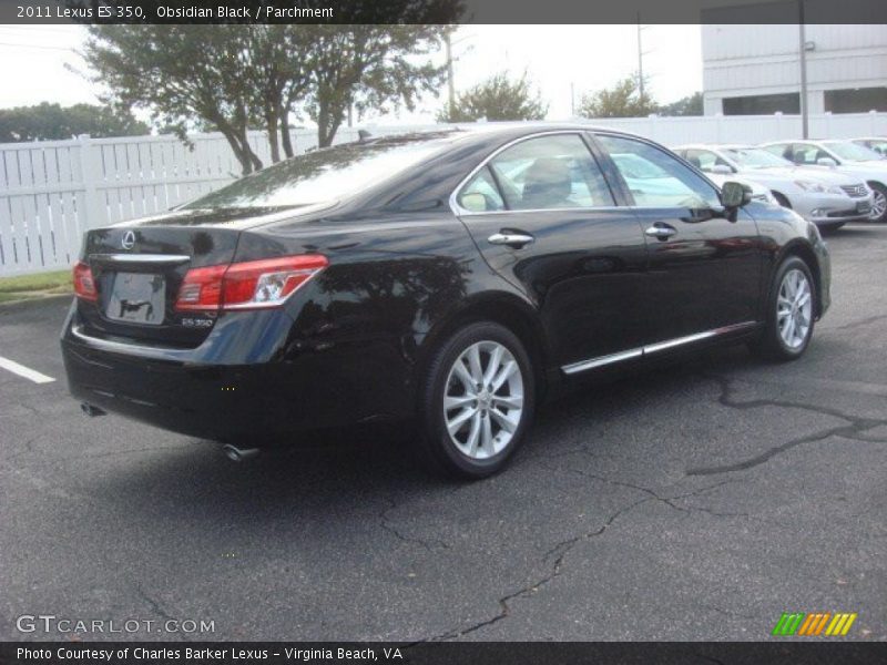 Obsidian Black / Parchment 2011 Lexus ES 350