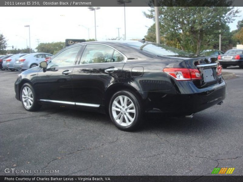 Obsidian Black / Parchment 2011 Lexus ES 350