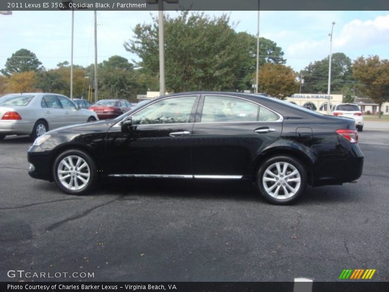 Obsidian Black / Parchment 2011 Lexus ES 350