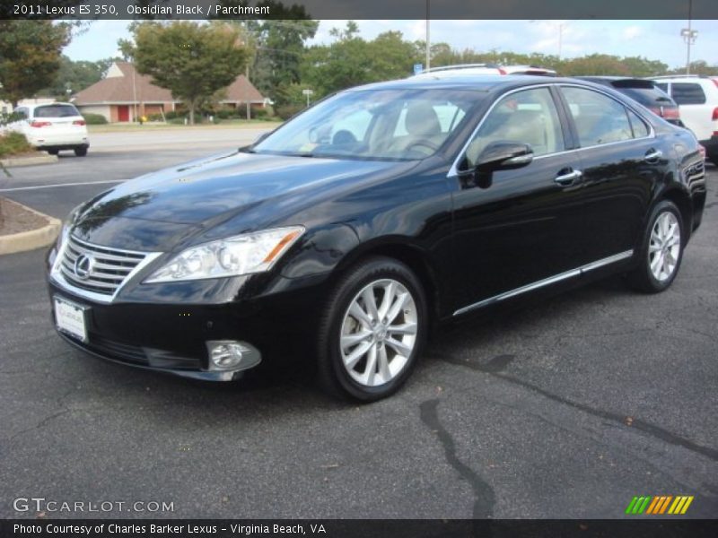 Obsidian Black / Parchment 2011 Lexus ES 350