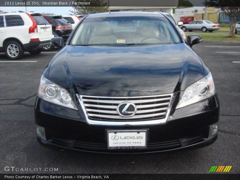 Obsidian Black / Parchment 2011 Lexus ES 350