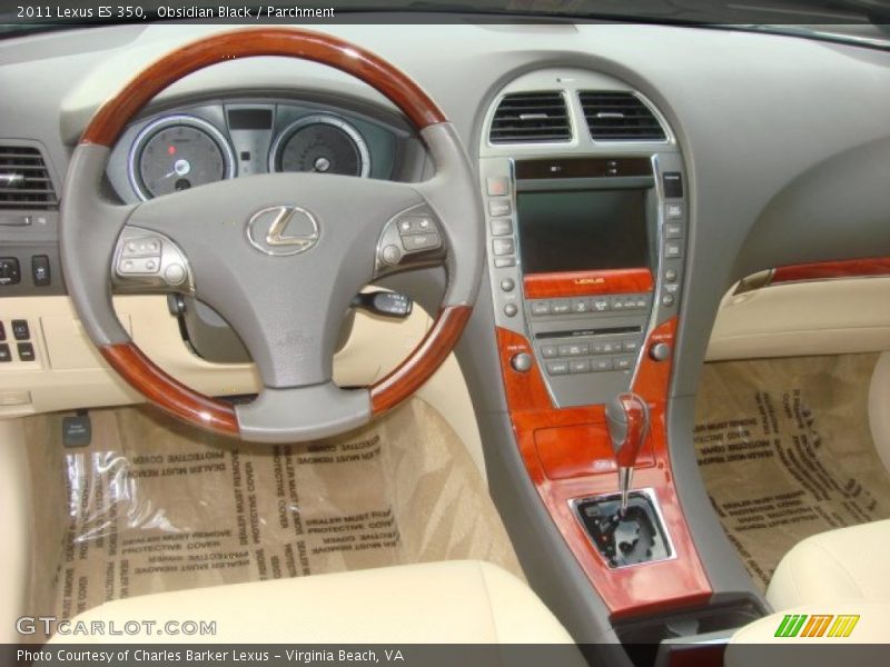Obsidian Black / Parchment 2011 Lexus ES 350
