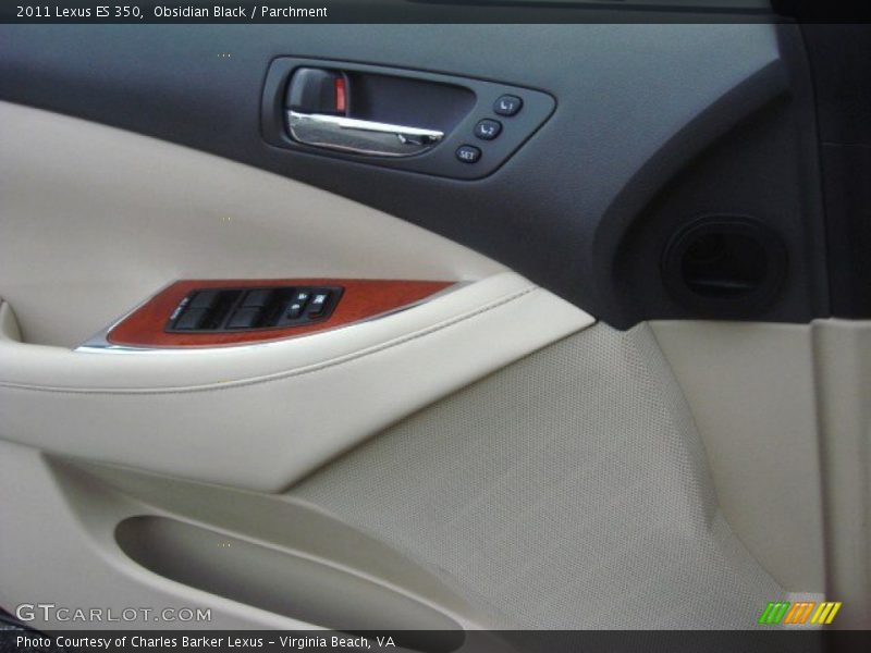 Obsidian Black / Parchment 2011 Lexus ES 350
