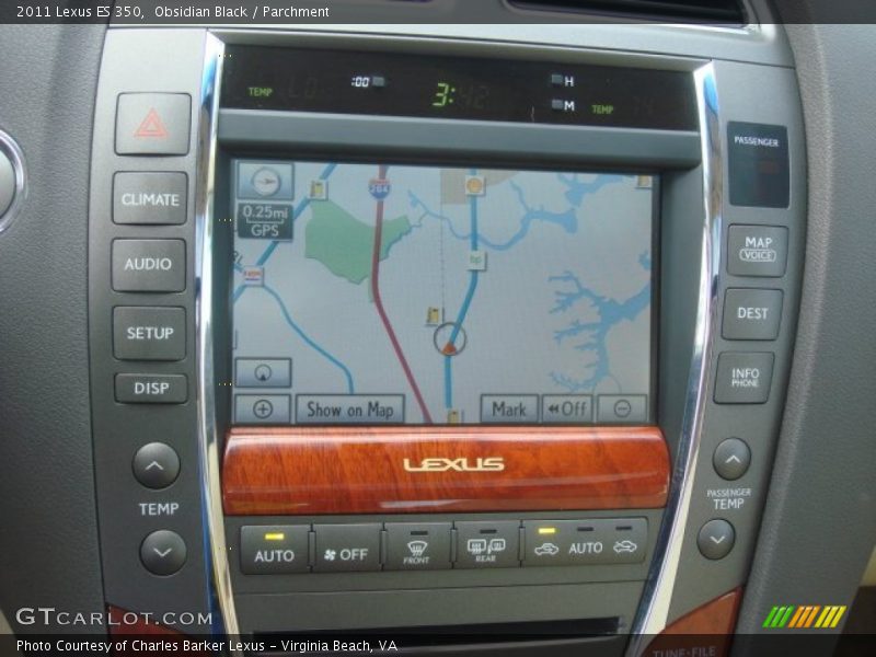 Obsidian Black / Parchment 2011 Lexus ES 350