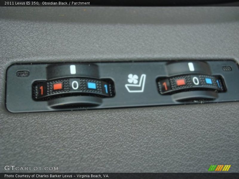 Obsidian Black / Parchment 2011 Lexus ES 350