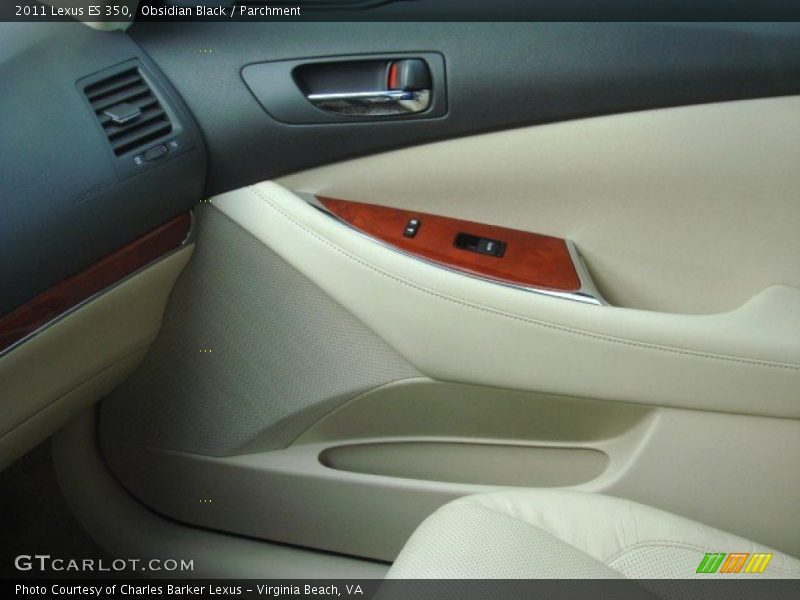 Obsidian Black / Parchment 2011 Lexus ES 350