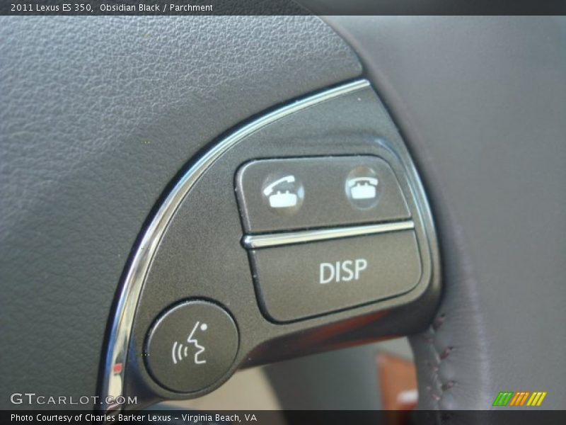 Obsidian Black / Parchment 2011 Lexus ES 350