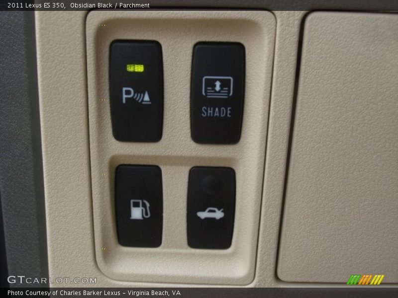 Obsidian Black / Parchment 2011 Lexus ES 350