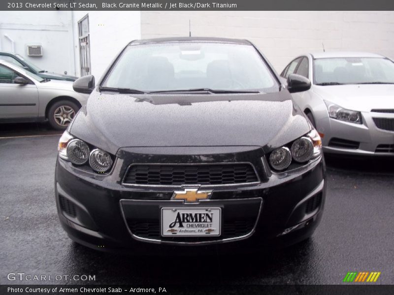 Black Granite Metallic / Jet Black/Dark Titanium 2013 Chevrolet Sonic LT Sedan