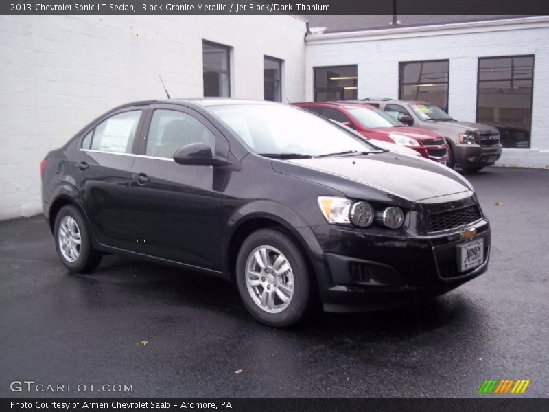 Black Granite Metallic / Jet Black/Dark Titanium 2013 Chevrolet Sonic LT Sedan