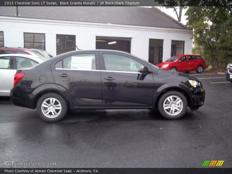 Black Granite Metallic / Jet Black/Dark Titanium 2013 Chevrolet Sonic LT Sedan