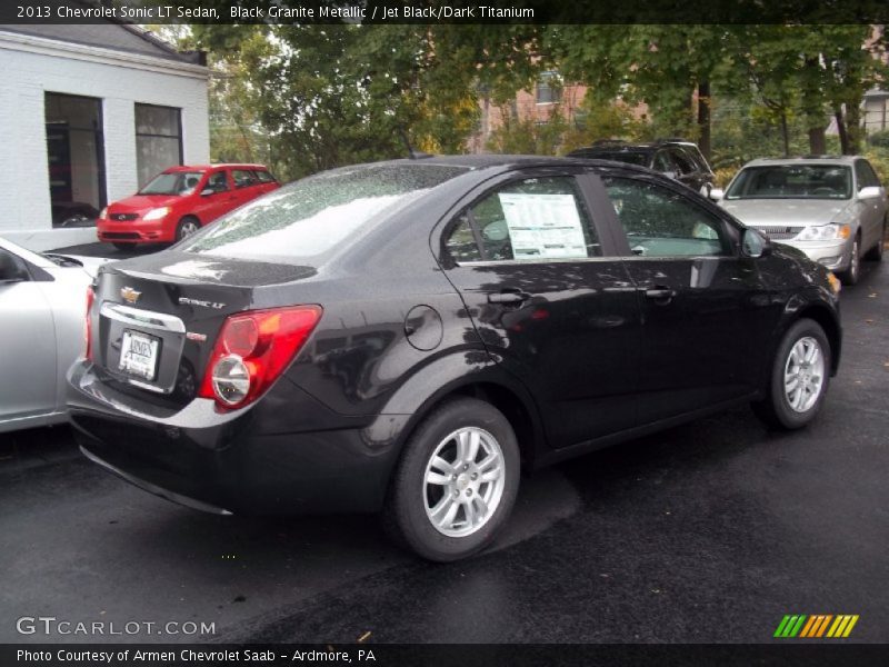 Black Granite Metallic / Jet Black/Dark Titanium 2013 Chevrolet Sonic LT Sedan