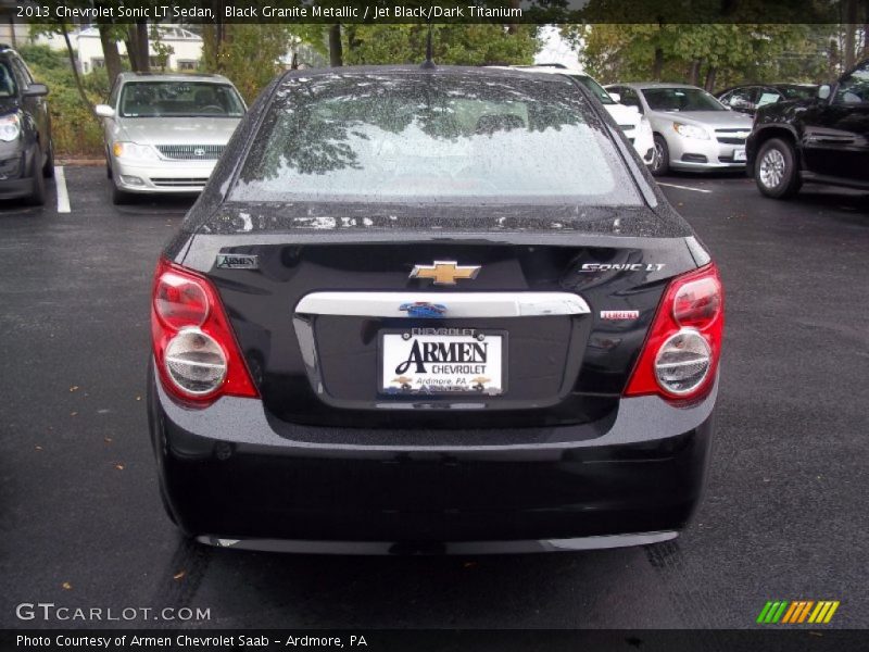 Black Granite Metallic / Jet Black/Dark Titanium 2013 Chevrolet Sonic LT Sedan