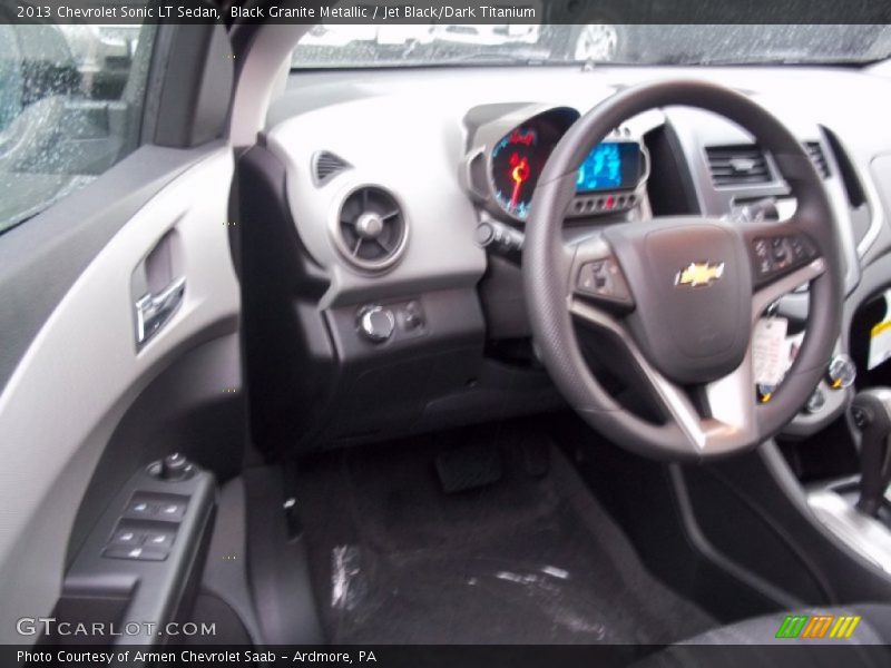 Black Granite Metallic / Jet Black/Dark Titanium 2013 Chevrolet Sonic LT Sedan
