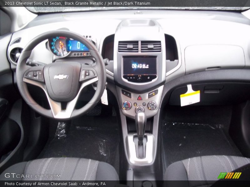 Black Granite Metallic / Jet Black/Dark Titanium 2013 Chevrolet Sonic LT Sedan