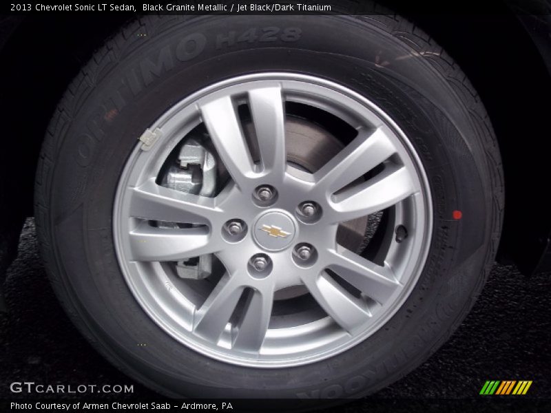 Black Granite Metallic / Jet Black/Dark Titanium 2013 Chevrolet Sonic LT Sedan