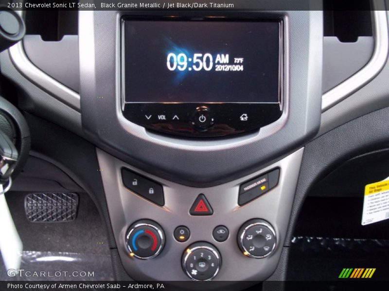 Black Granite Metallic / Jet Black/Dark Titanium 2013 Chevrolet Sonic LT Sedan