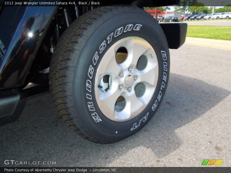 Black / Black 2013 Jeep Wrangler Unlimited Sahara 4x4